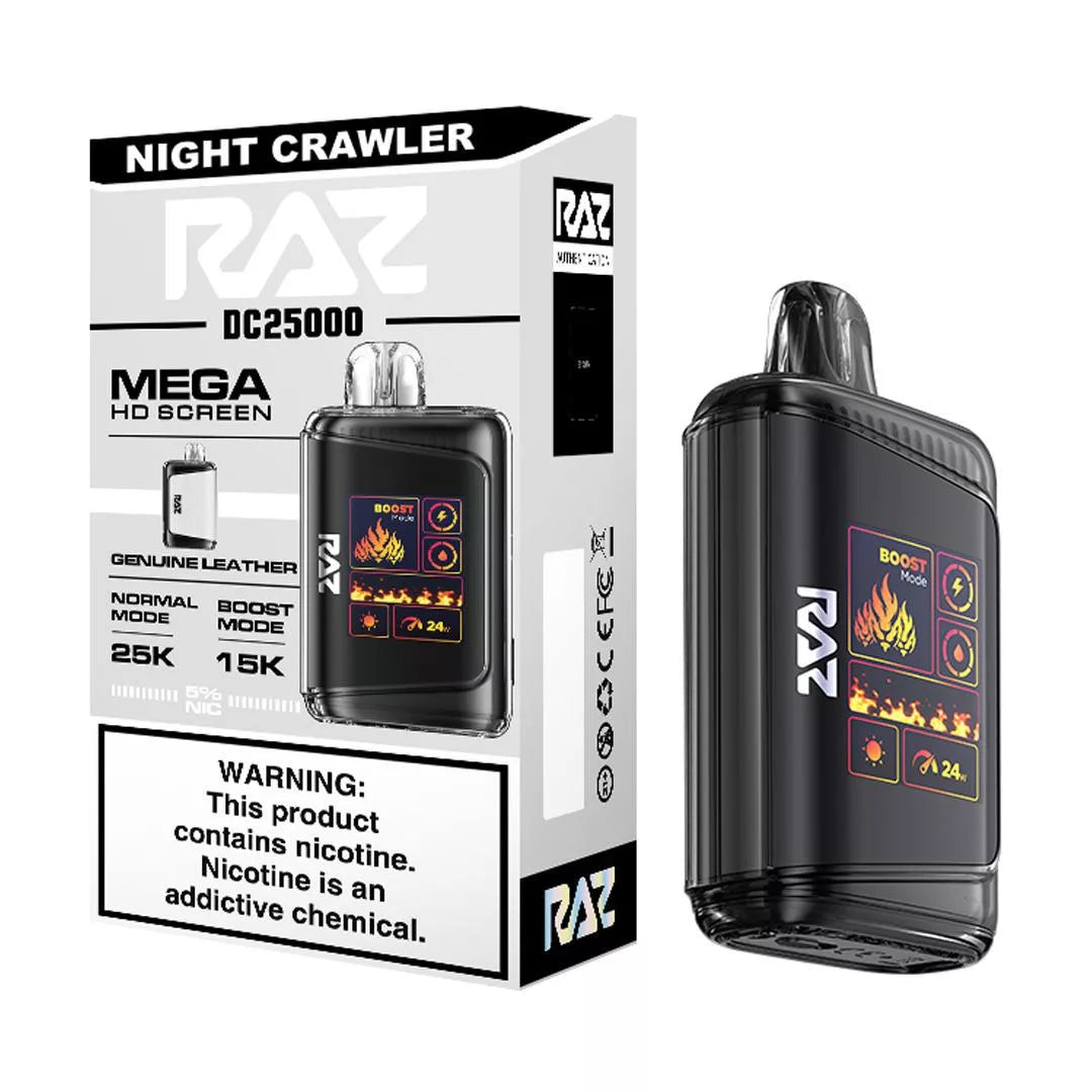 RAZ LTX 25K Night Crawler Press Vape RAZ LTX 25K Night Crawler Press Vape