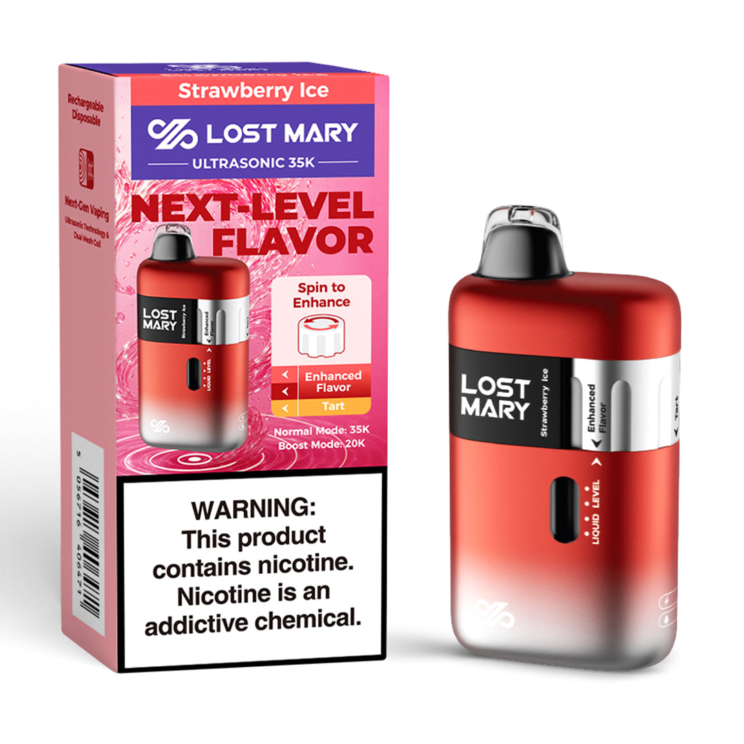Lost Mary Ultrasonic 35k Strawberry ice
