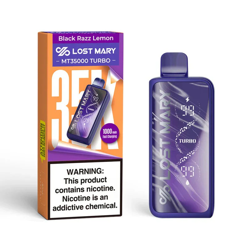 Lost Mary MT35000 Black Razz Lemon