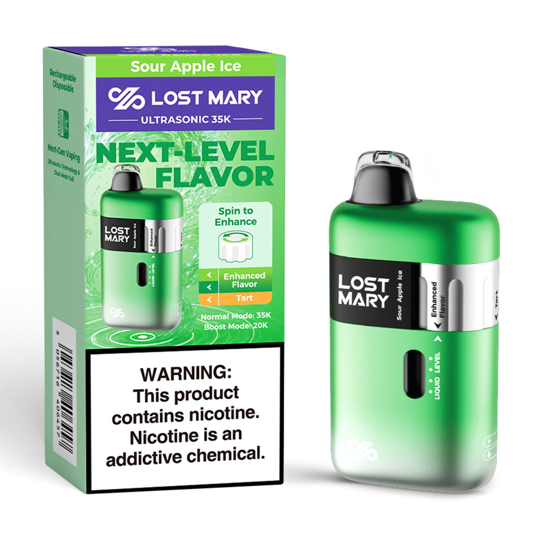 Lost Mary Ultrasonic 35k Sour Apple Ice