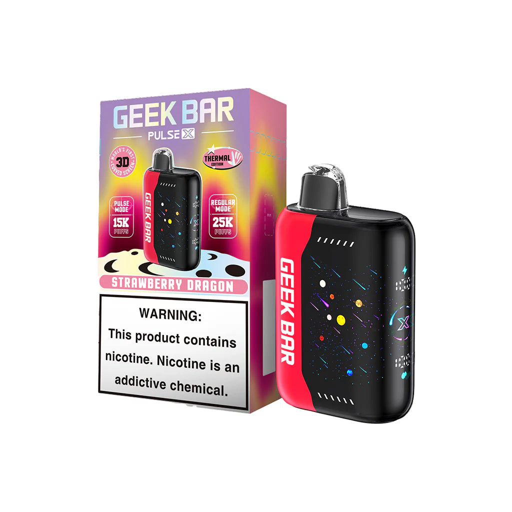 Geek Bar Pulse x 25k Strawberry Dragon ( New )