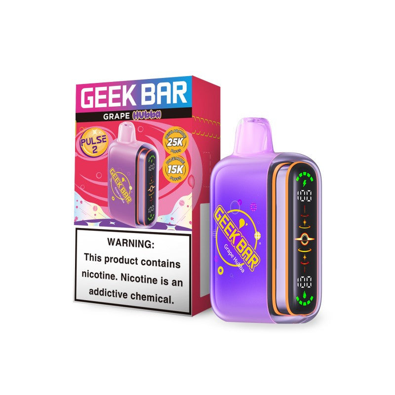 Geek Bar Pulse 25000 Puffs Grape Hubba