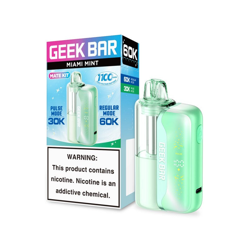 Geek Bar Mate Kit 60000 Puffs Miami Mint