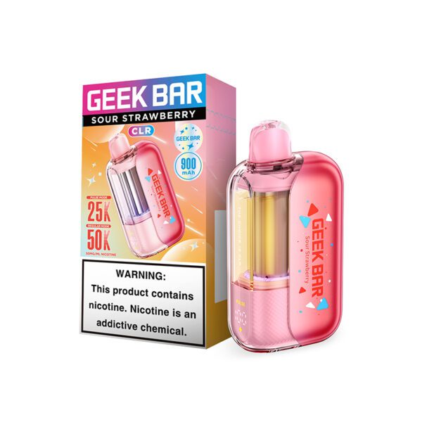 Geek Bar CLR Sour Strawberry
