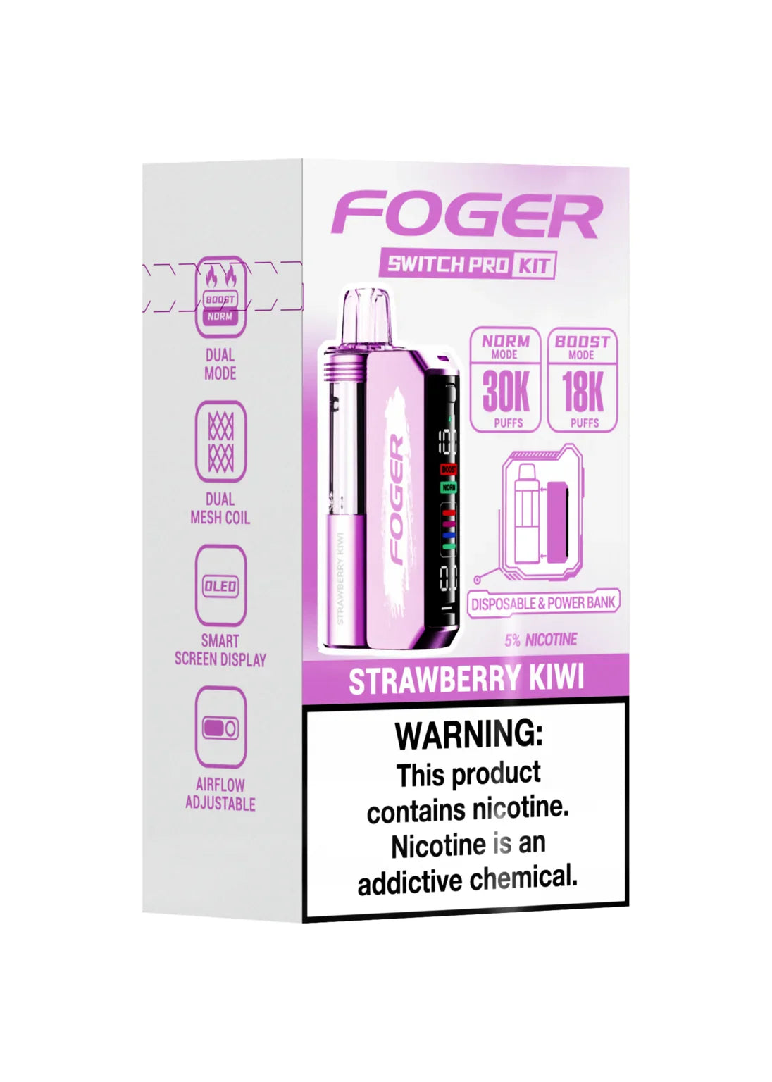 Foger Switch Pro Kit 30k - Strawberry Kiwi