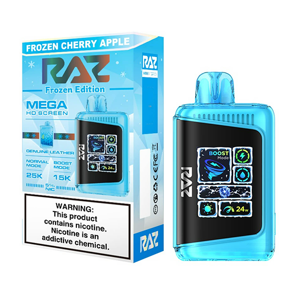 RAZ LTX 25K Frozen Cherry Apple Press Vape RAZ LTX 25K Frozen Cherry Apple Press Vape
