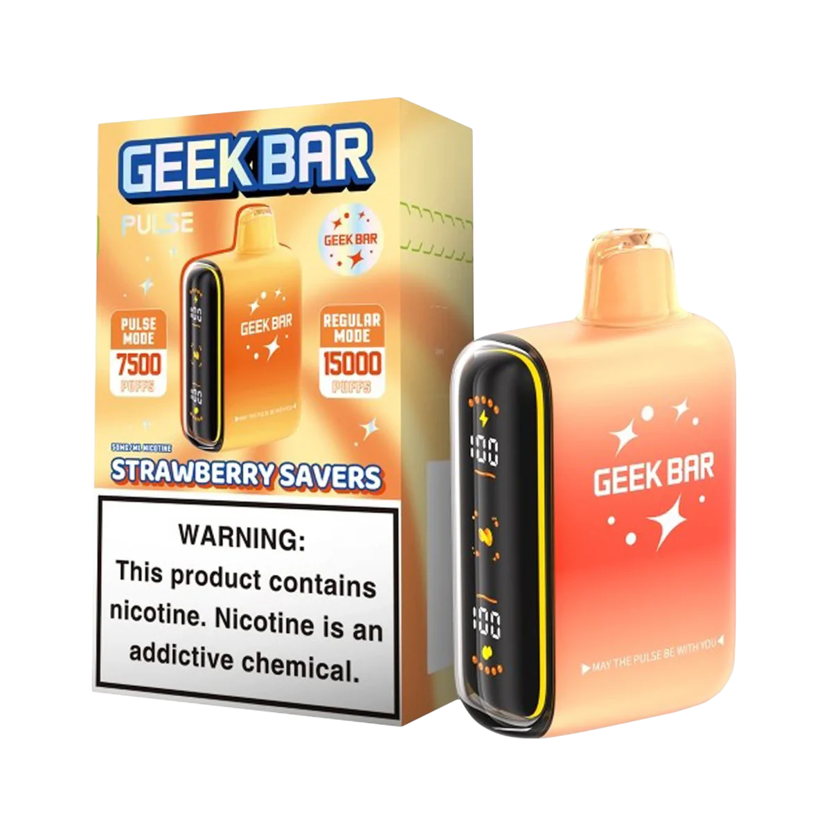 Geek Bar Pulse 15k Strawberry Savers