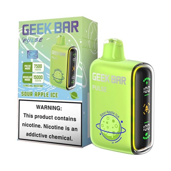 Geek Bar Pulse 15k Sour Apple Ice
