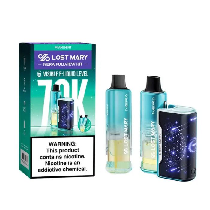 Lost Mary Nera Kit 70k -Winter Mint & Miami Mint