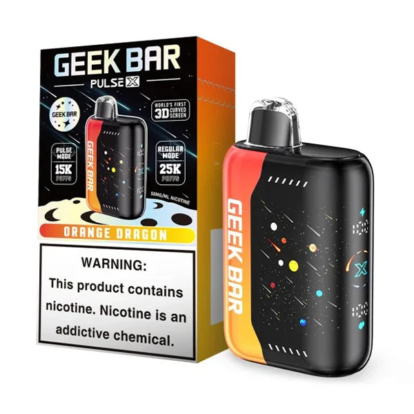 Geek Bar Pulse x 25k Orange Dragon Press Vape Geek Bar Pulse x 25k Orange Dragon Press Vape