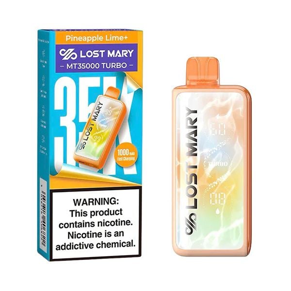 lost mary mt35000 turbo pineapple lime Lost Mary MT35000 Pineapple Lime – Press Vape