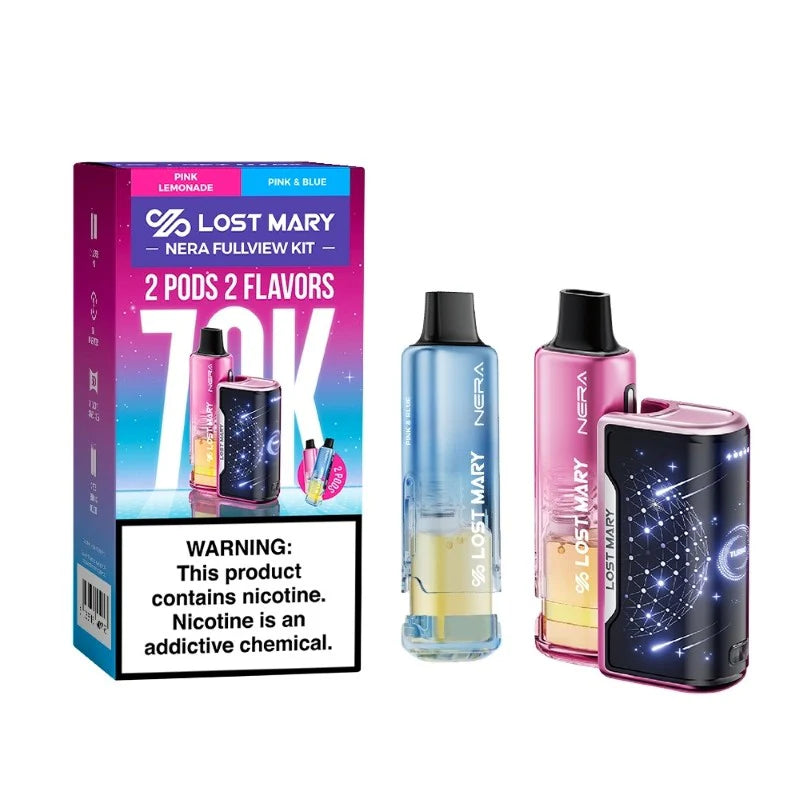 Lost Mary Nera Kit 70k - Pink Lemonade & Pink & Blue