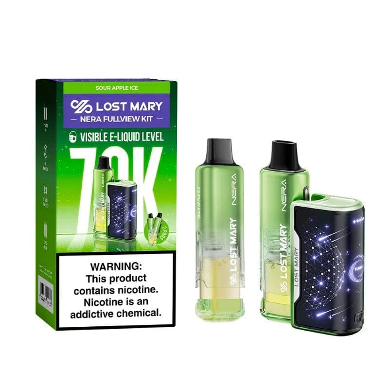 Lost Mary Nera Kit 70k - Sour Apple Ice