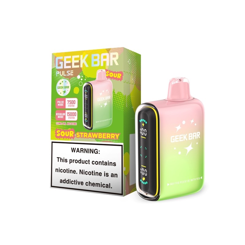 Geek Bar Pulse 15k Sour Strawberry