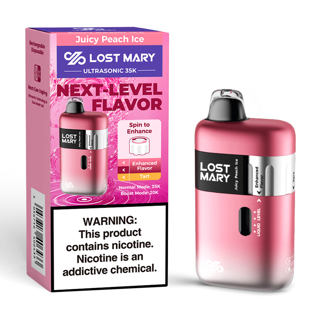 Lost Mary Ultrasonic 35k Juicy Peach Ice