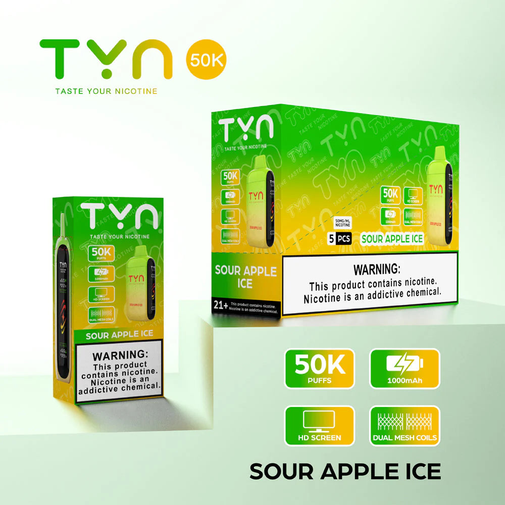 Tyn 50k Sour Apple Ice