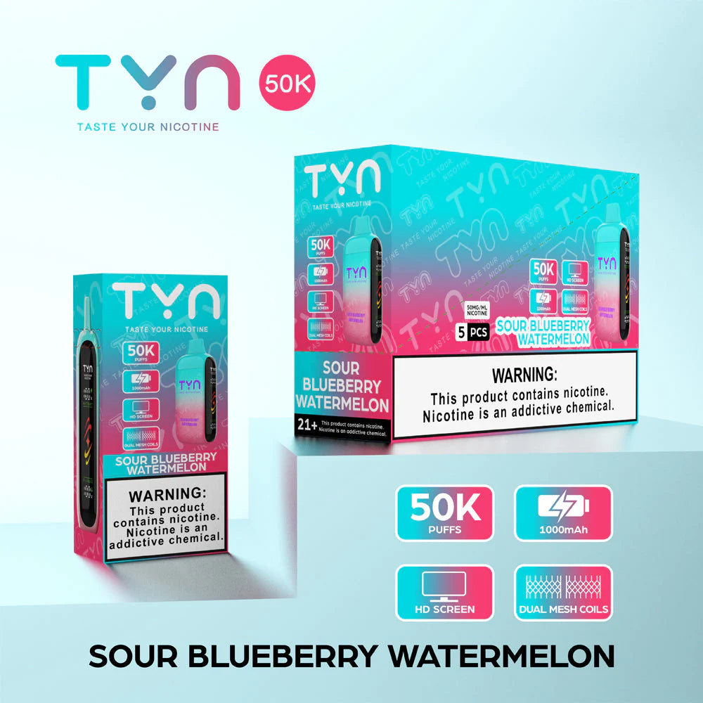 Tyn 50k Sour Blueberry Watermelon