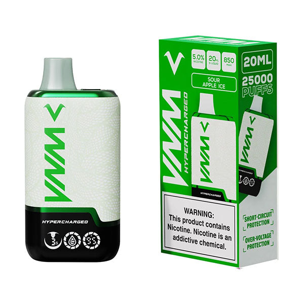 VNM 25k Hypercharged Sour Apple Ice