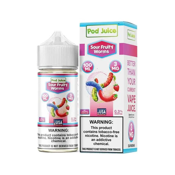 Pod Juice Sour Fruity Worms