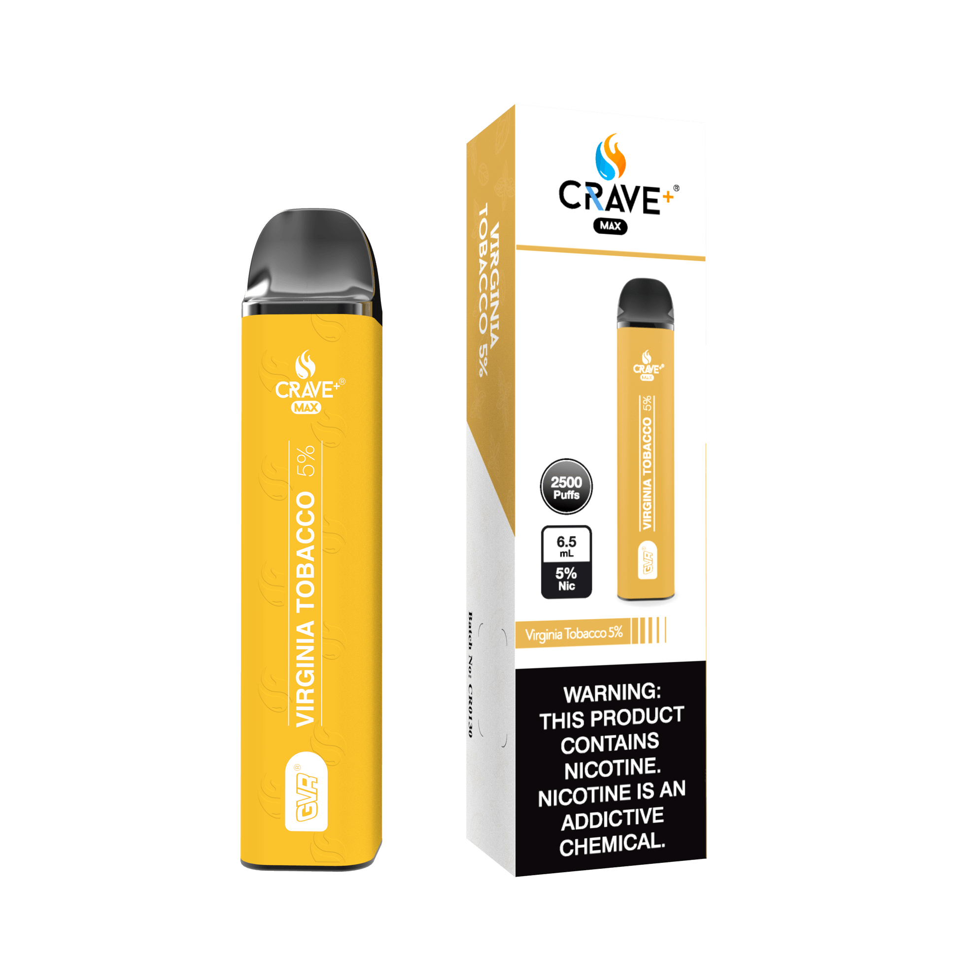 Crave Max 2500  Virginia Tobacco