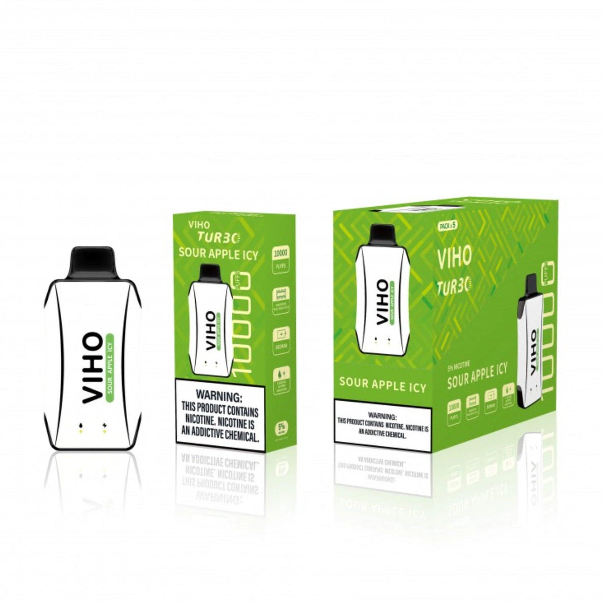 Viho Turbo 10k Sour apple Icy - TK PLUS