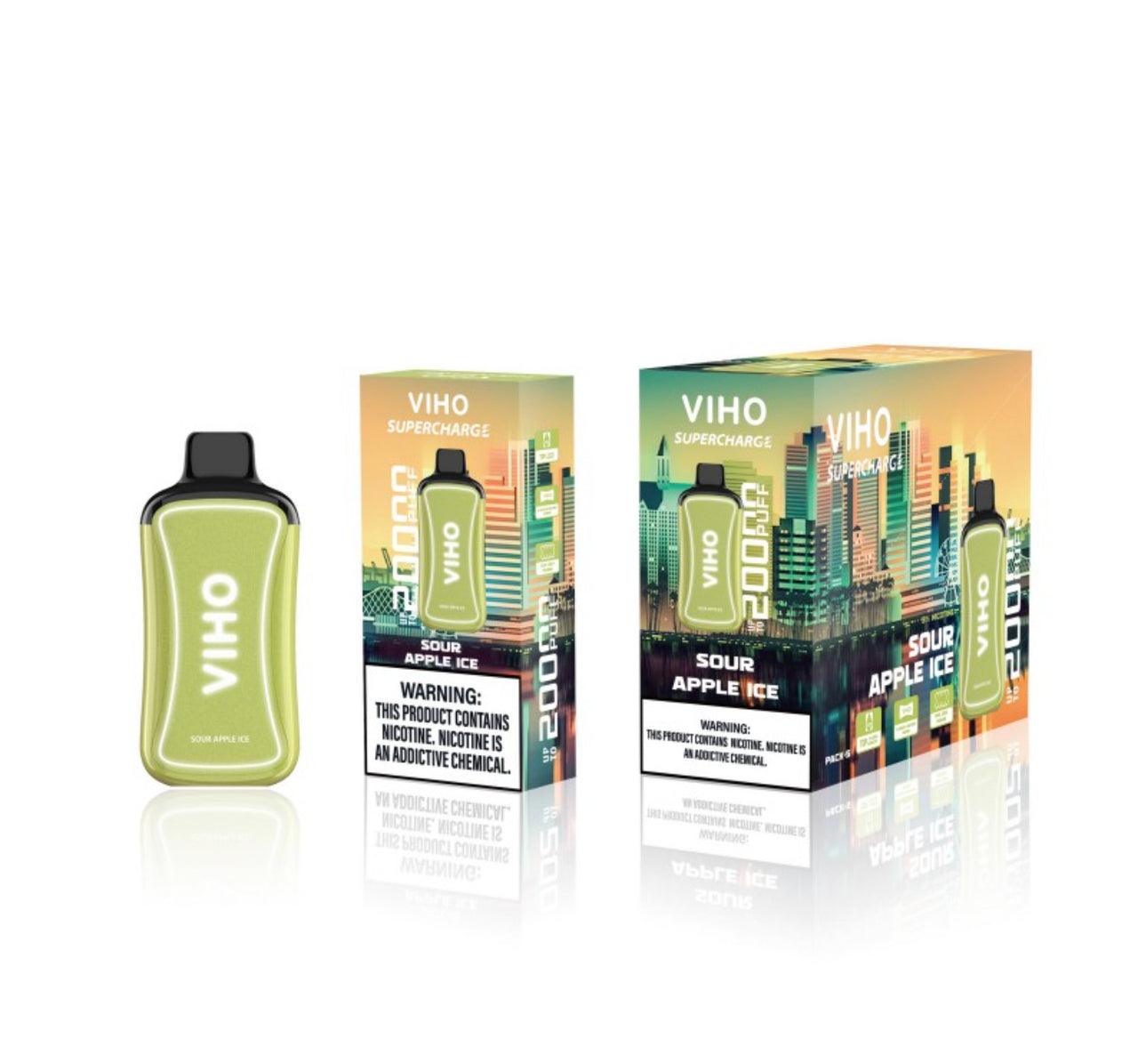 Viho Supercharge 20k - Sour Apple Ice - TK PLUS