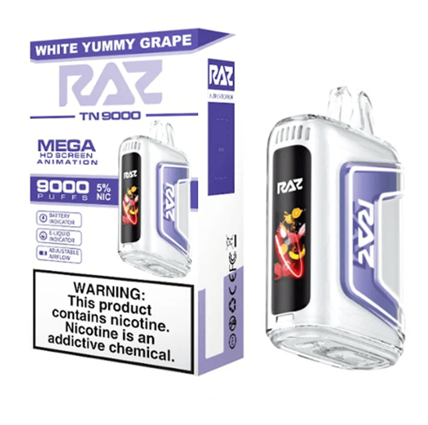 RAZ TN9000 White Yummy Grape (VIP Flavor)