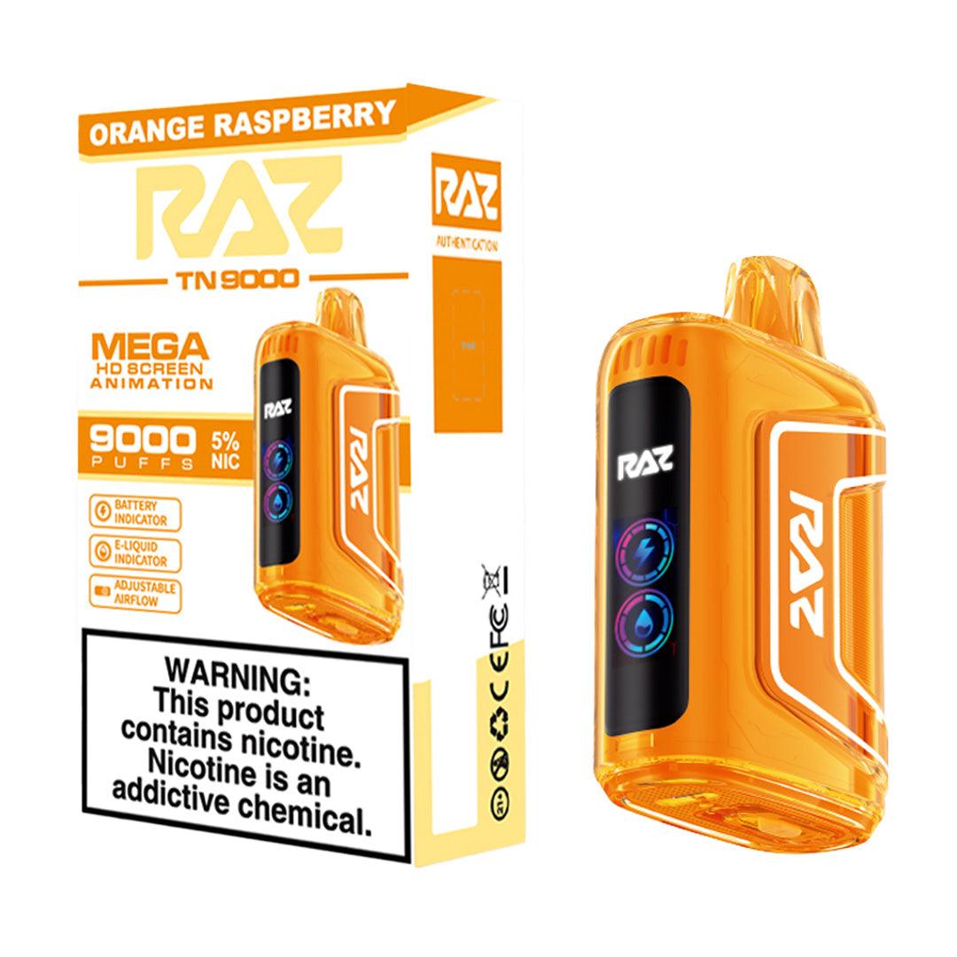 Raz 9000 - Orange Raspberry - TK PLUS