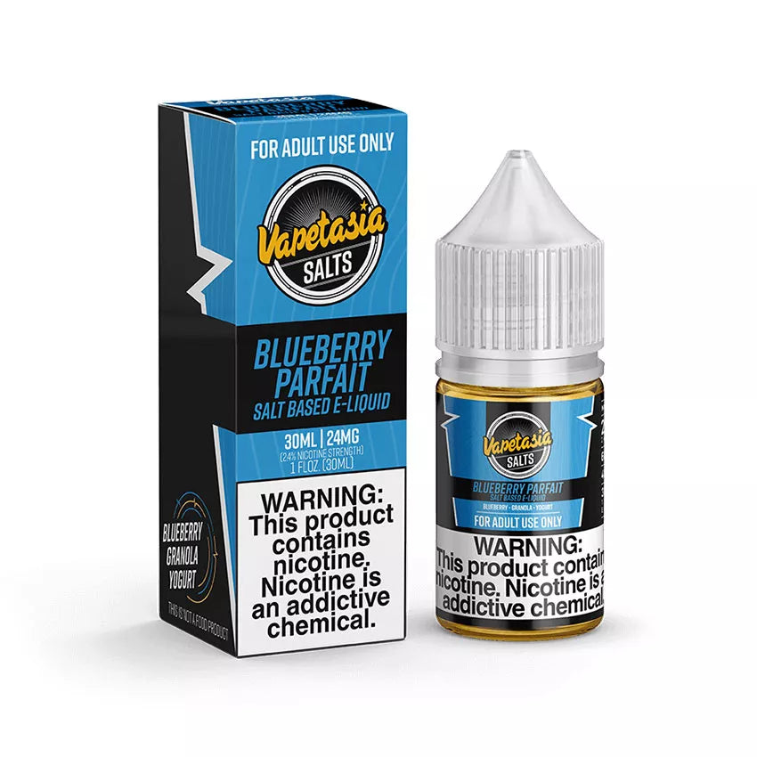 Vapetasia Salts Blueberry Parfait