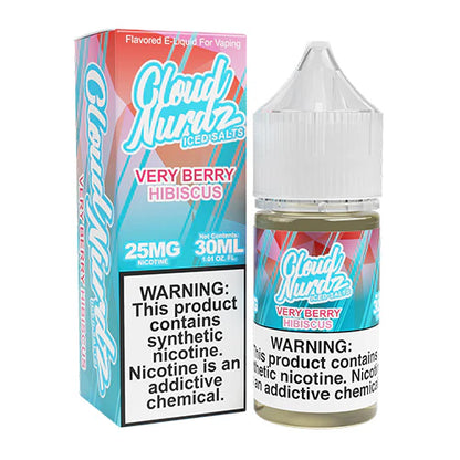 Cloud Nurdz Iced Salt Very Berry Hibiscus