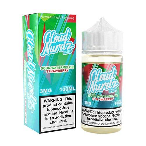 Cloud Nurdz - Sour Watermelon Strawberry  ICED