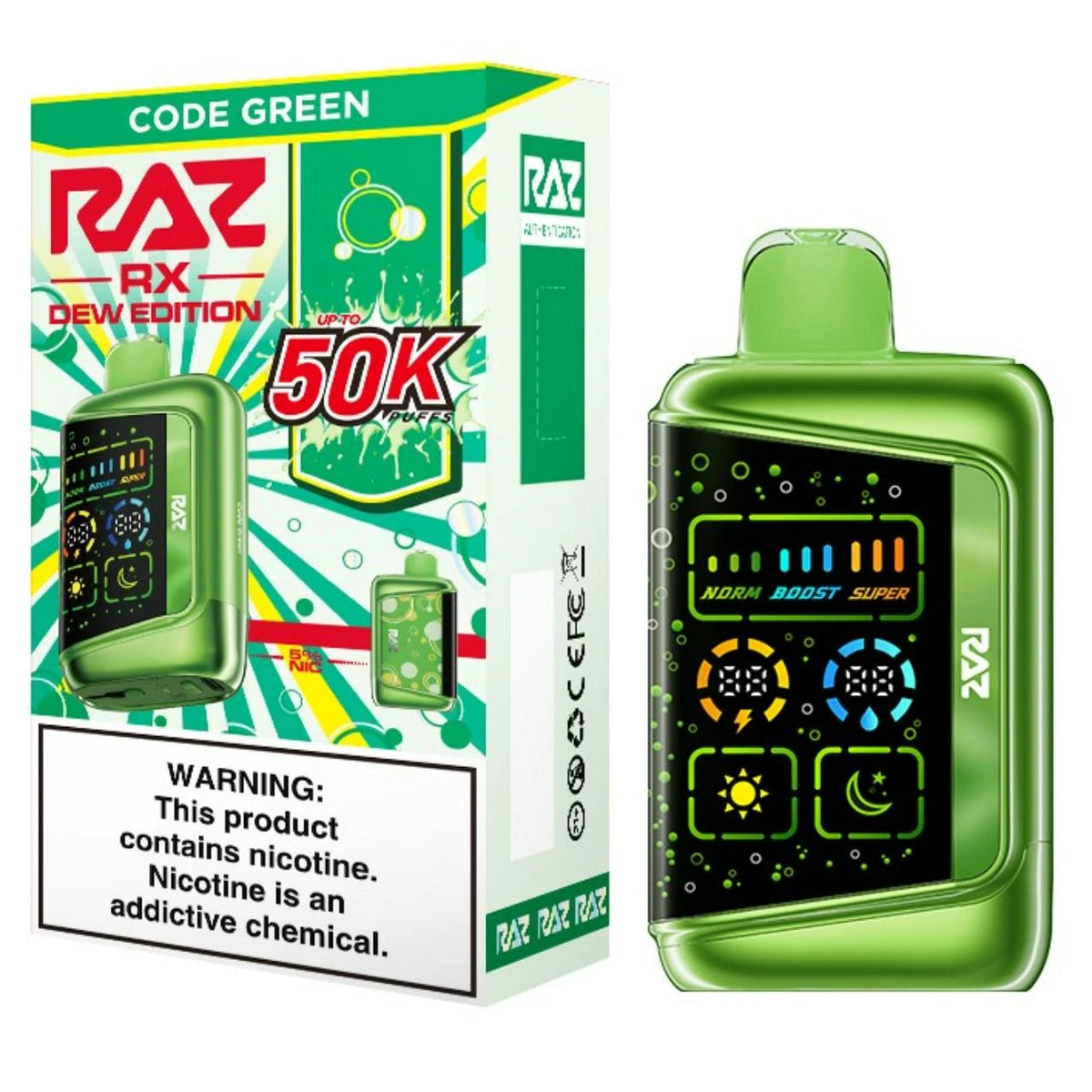 Raz 50k Code Green