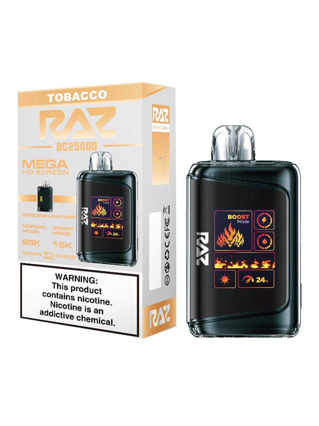 Raz DC25000 Disposable  Tobacco