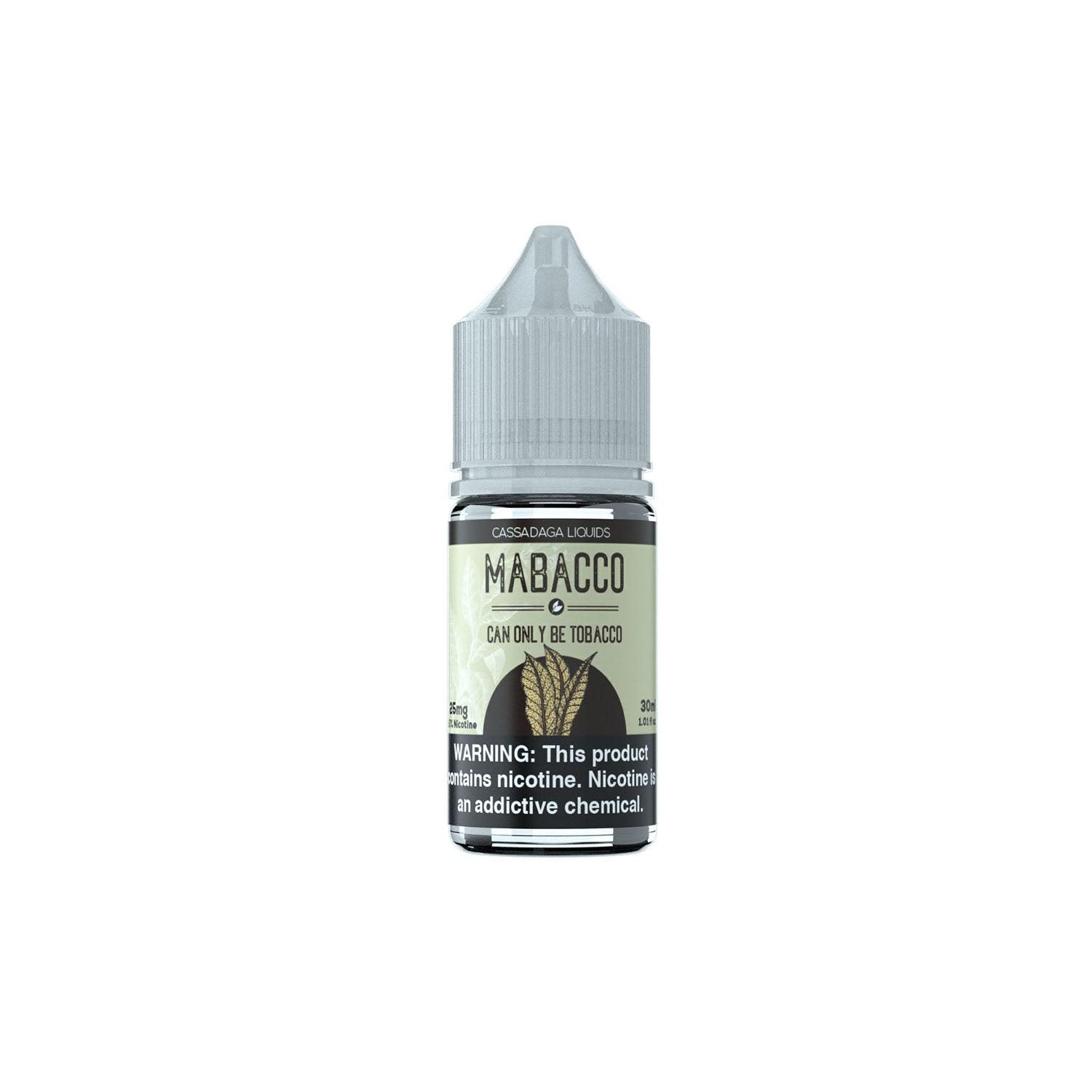 Cassadaga Liquids Mabacco - Can Only Be Tobacco