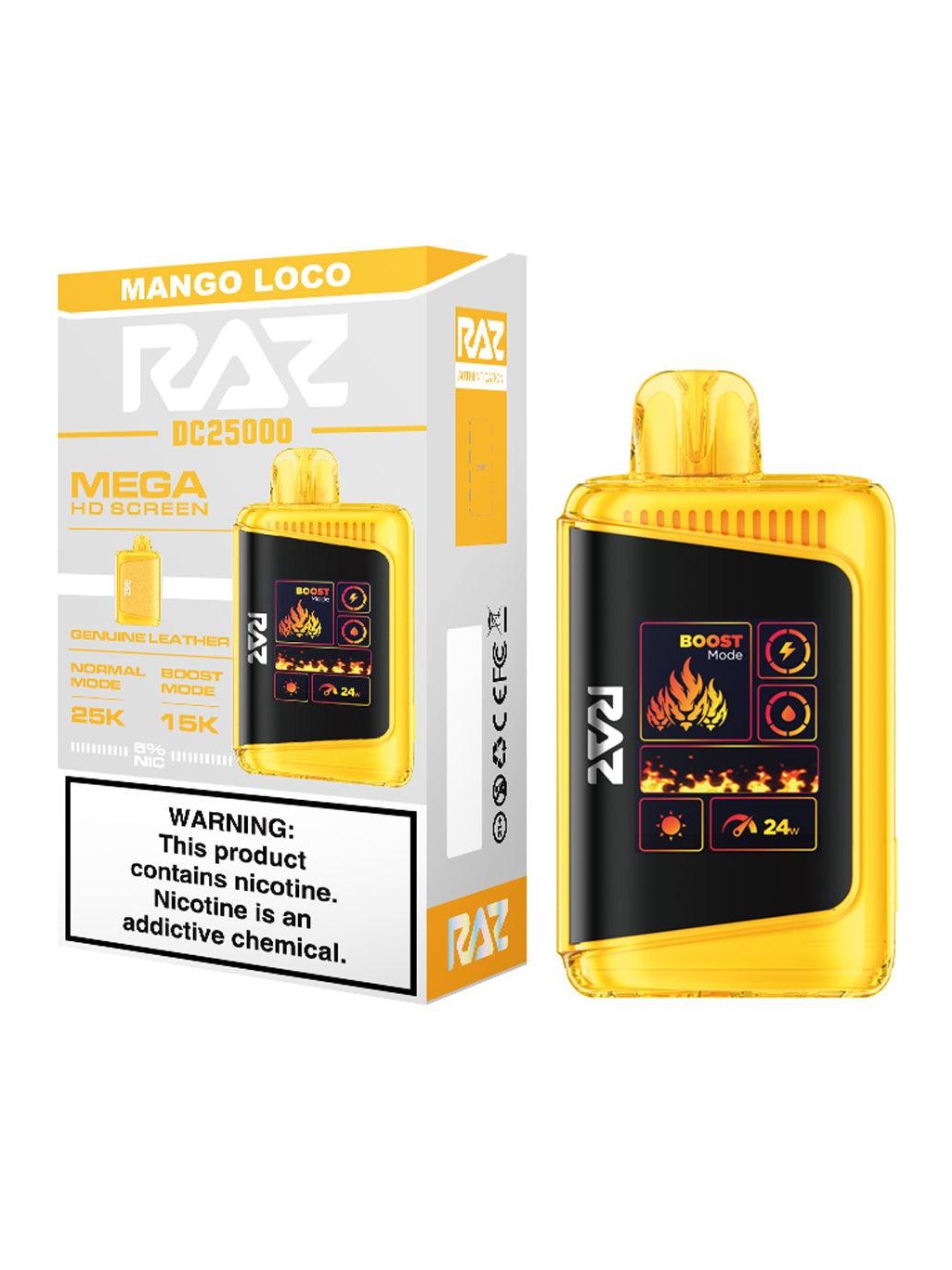 Raz DC25000 Disposable  Mango Loco