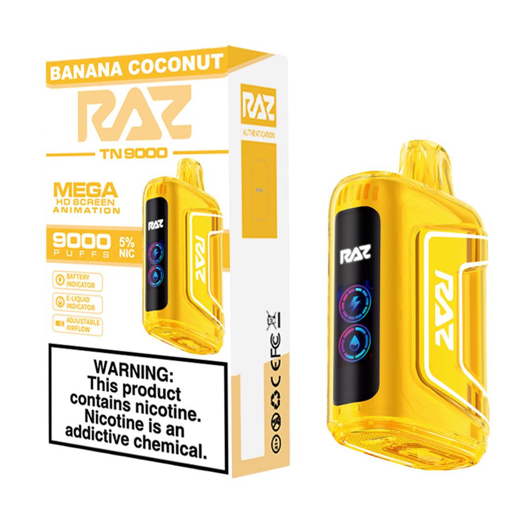 Raz 9000 - Banana Coconut - TK PLUS