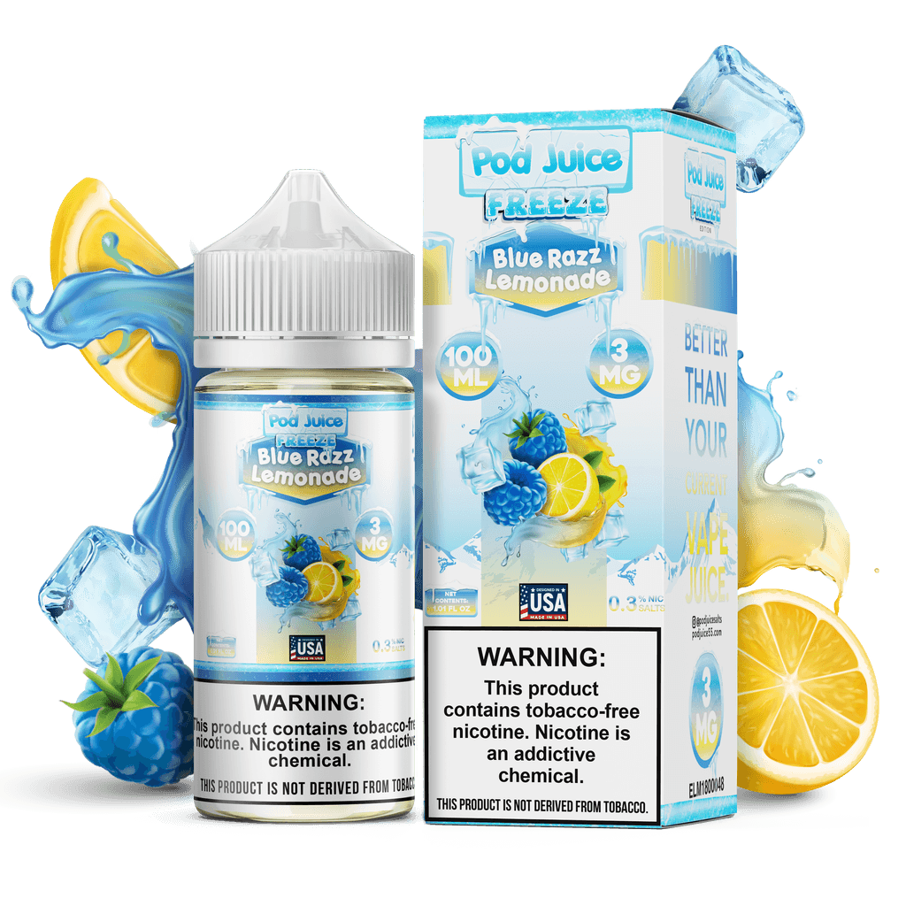 Pod Juice Blue Razz Lemonade Freeze