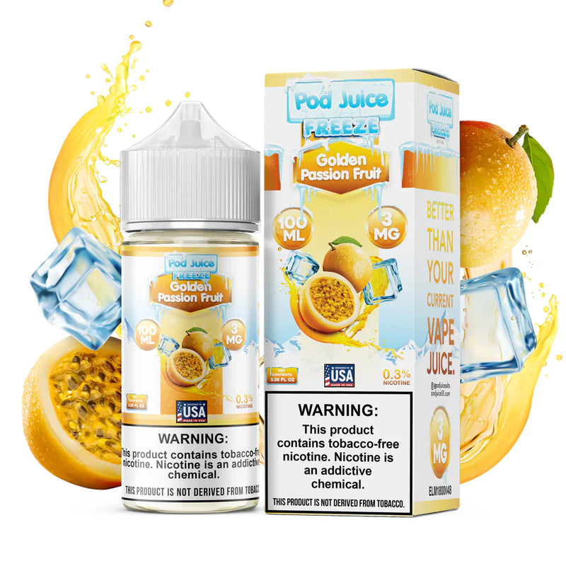 Pod Juice Salts - Golden Passionfruit Freeze