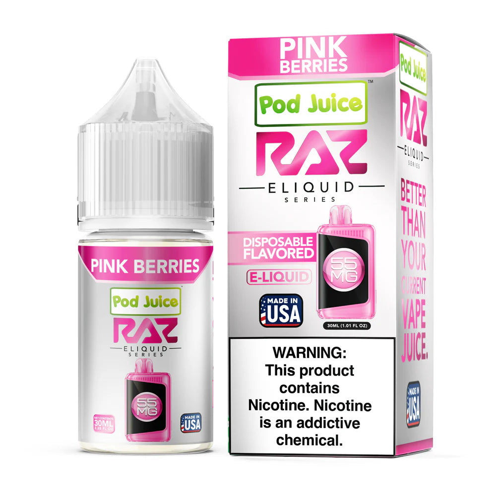 Pod Juice  Salts  - Pink Berries