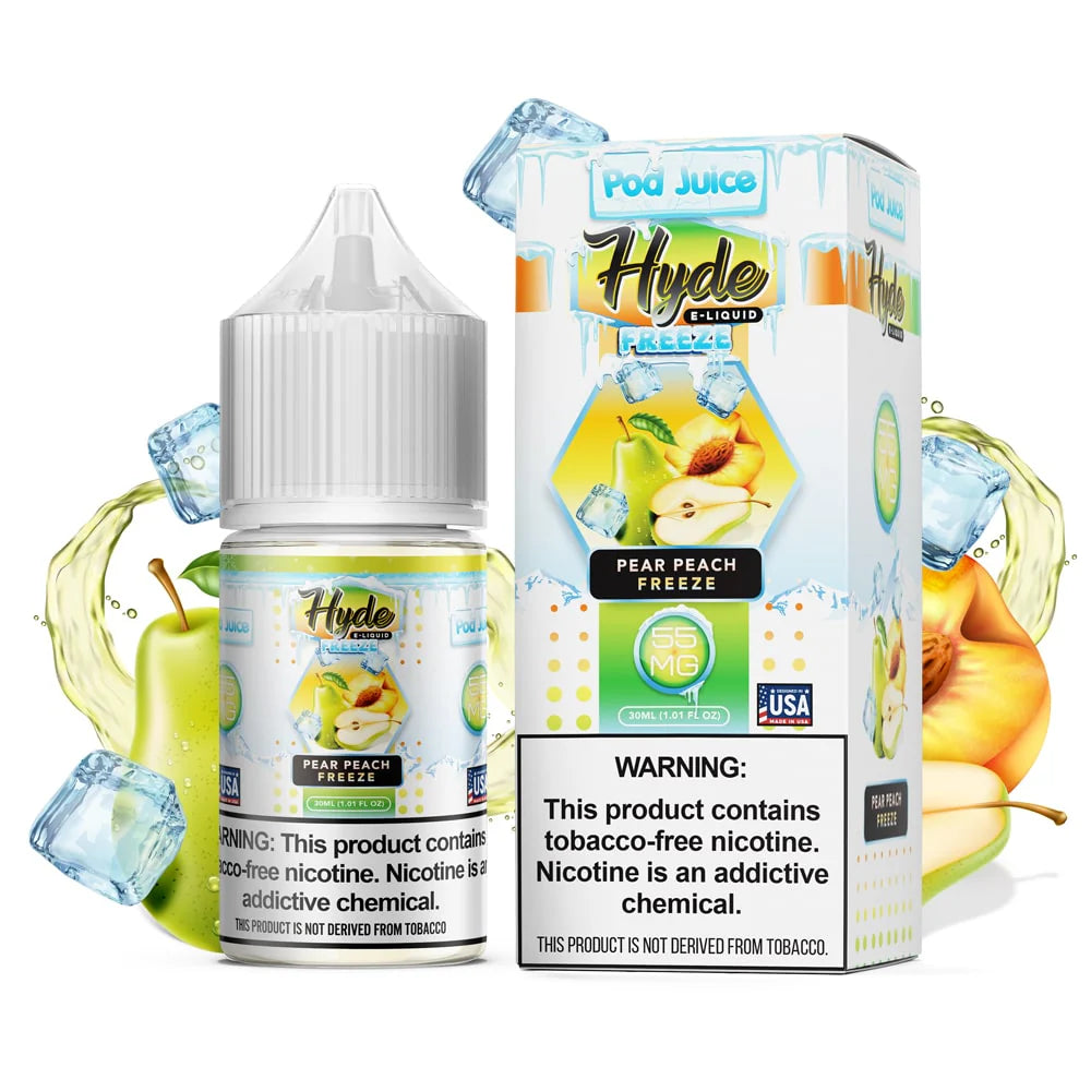 Pod Juice Pear Peach Freeze Salt By Hyde