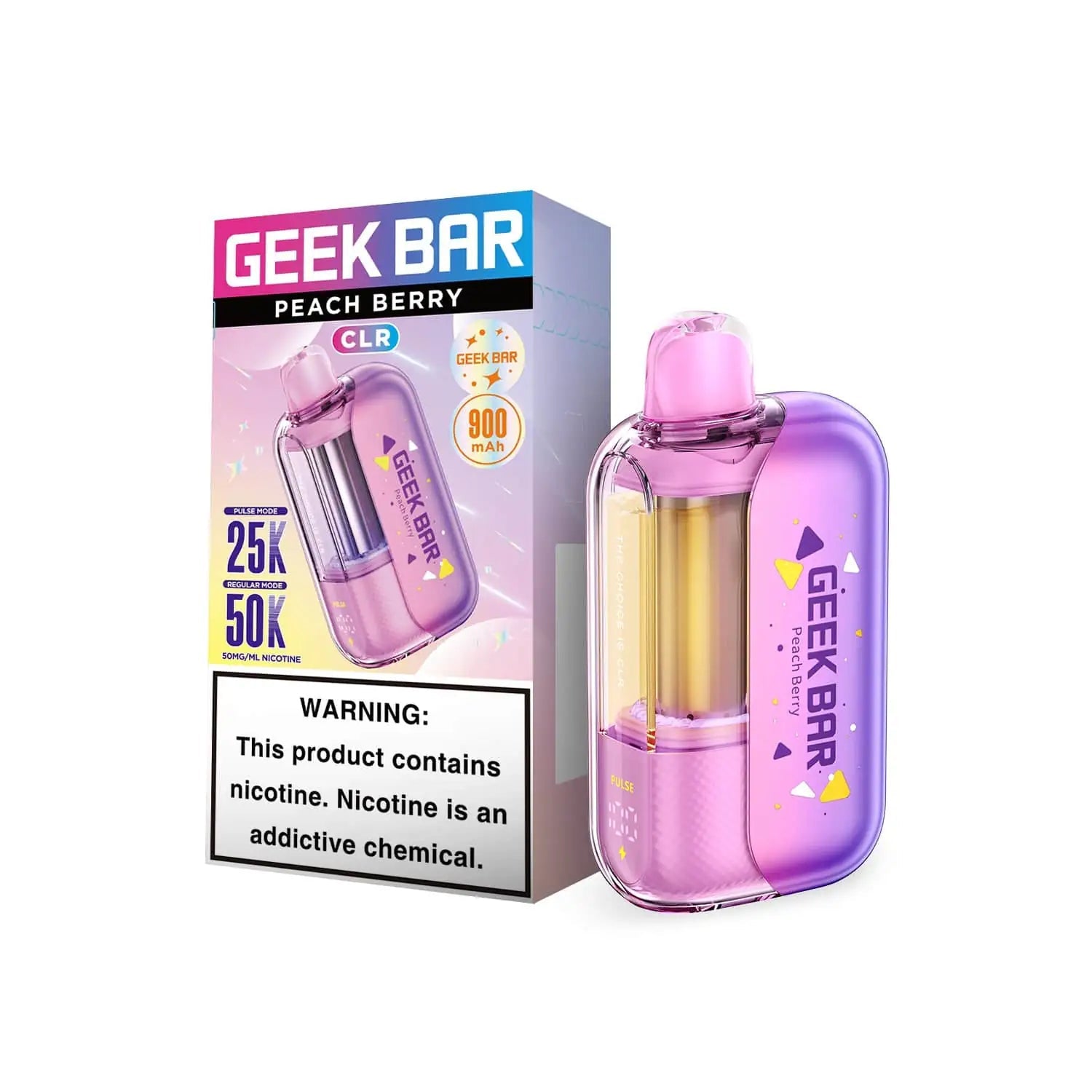 Geek Bar CLR 50k Peach berry