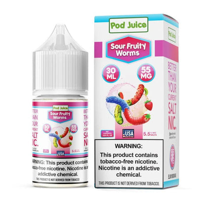 Pod Juice  Salts - Sour Fruity Worms