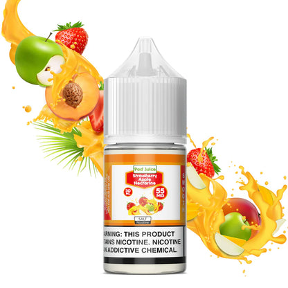 Pod Juice  Salts  - Strawberry Apple Nectorine