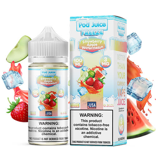 Pod Juice  Salts  - Strawberry Apple Watermelon Freeze