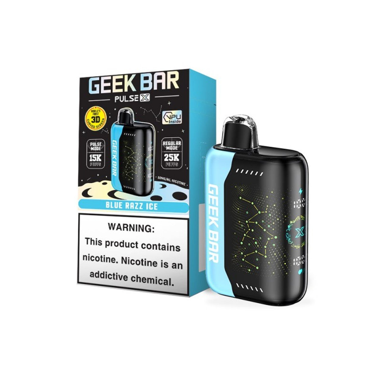 Geek Bar Pulse x 25k Blue Razz Ice