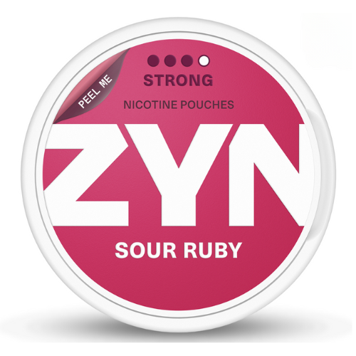 ZYN Sour Ruby Strong