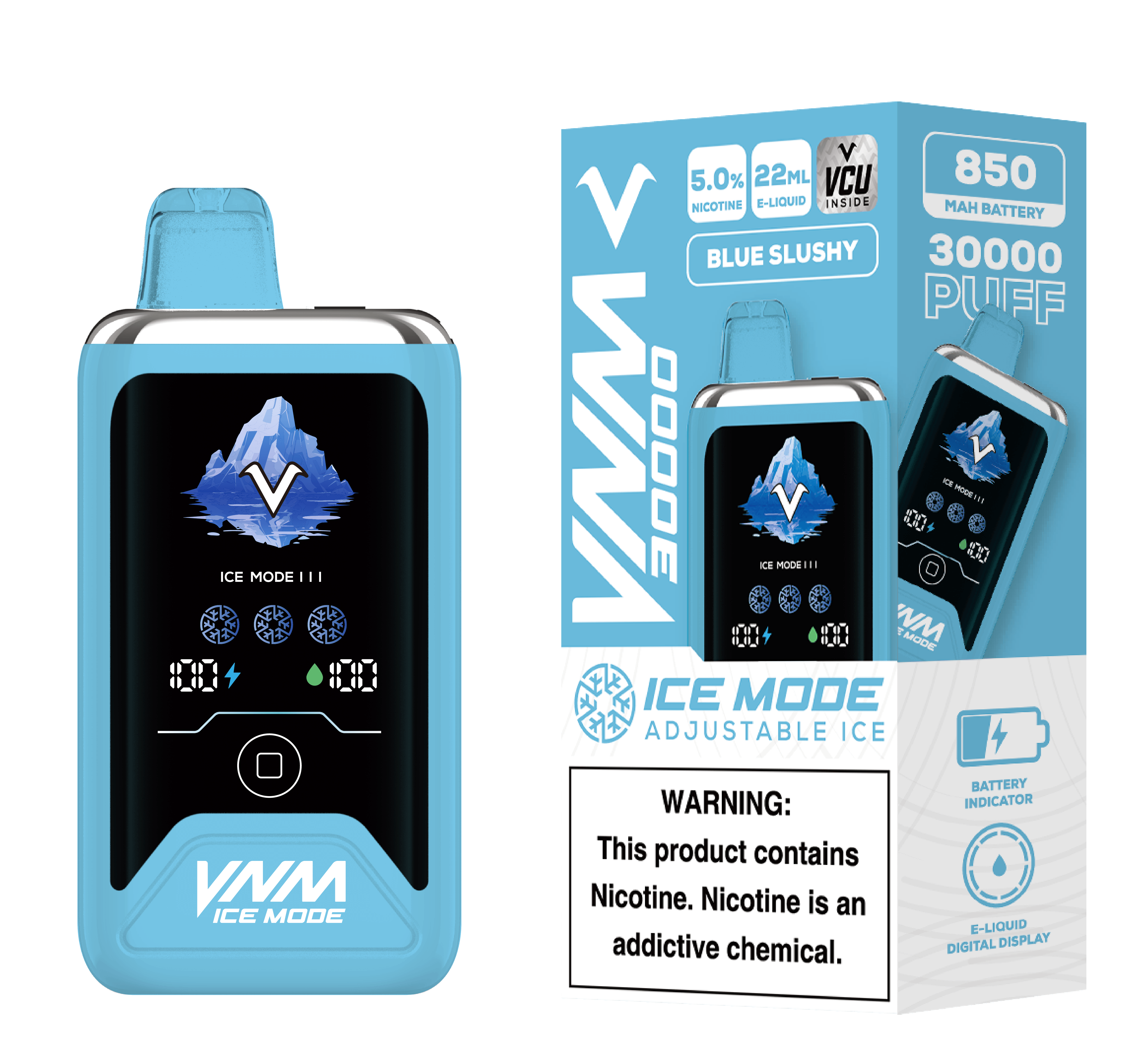 VNM Ice Mode 30000 Blue Slushy