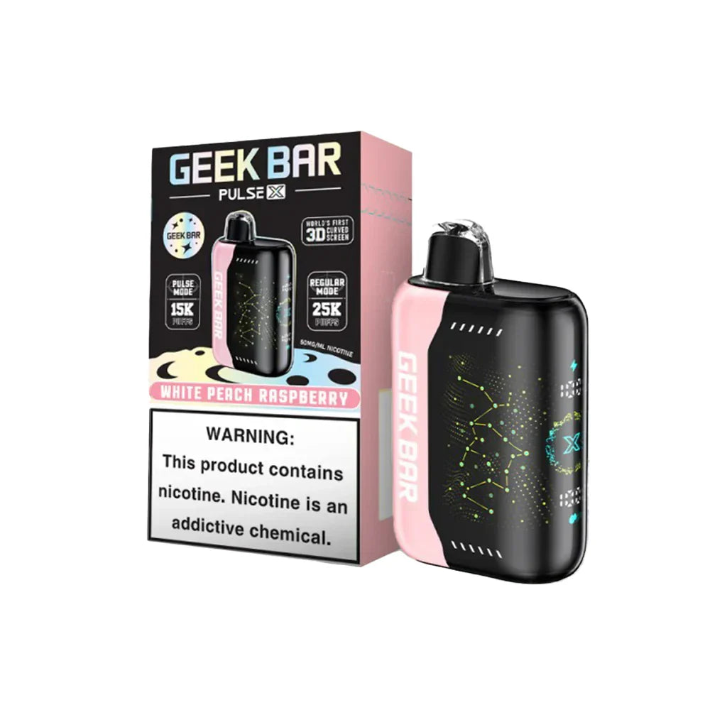 Geek Bar Pulse X - 25k White Peach Raspberry