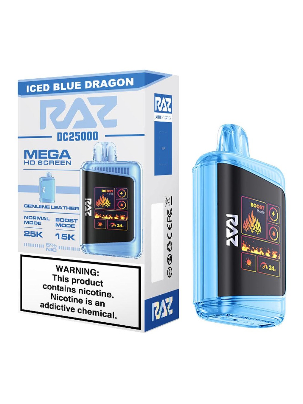 Raz DC25000  Iced Blue Dragon