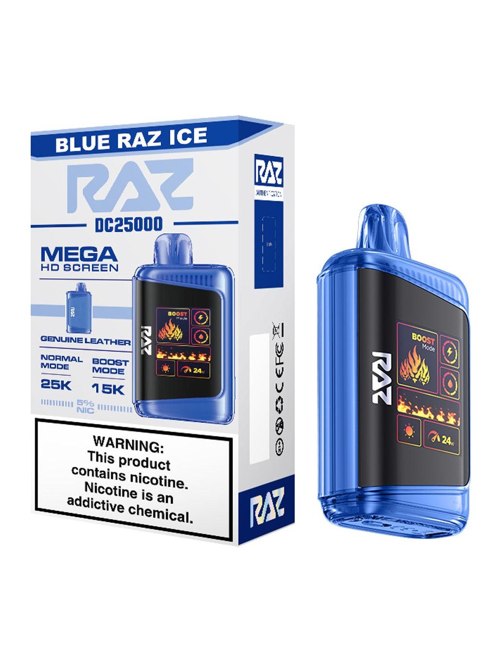 Raz DC25000  Blue Razz Ice